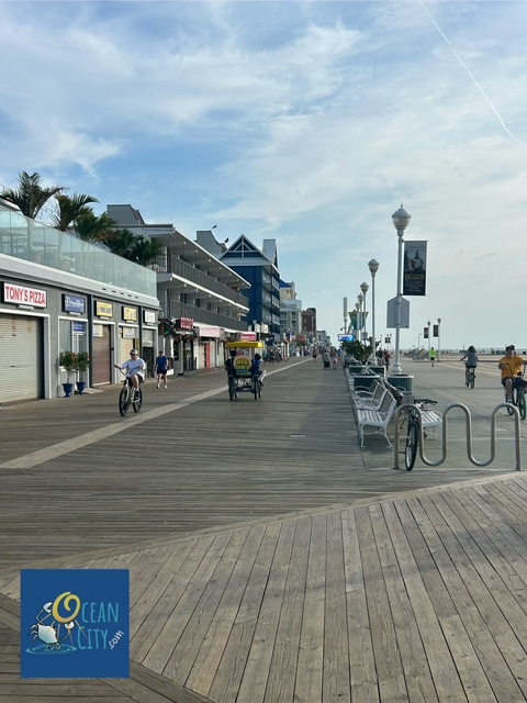 boardwalk in the morning