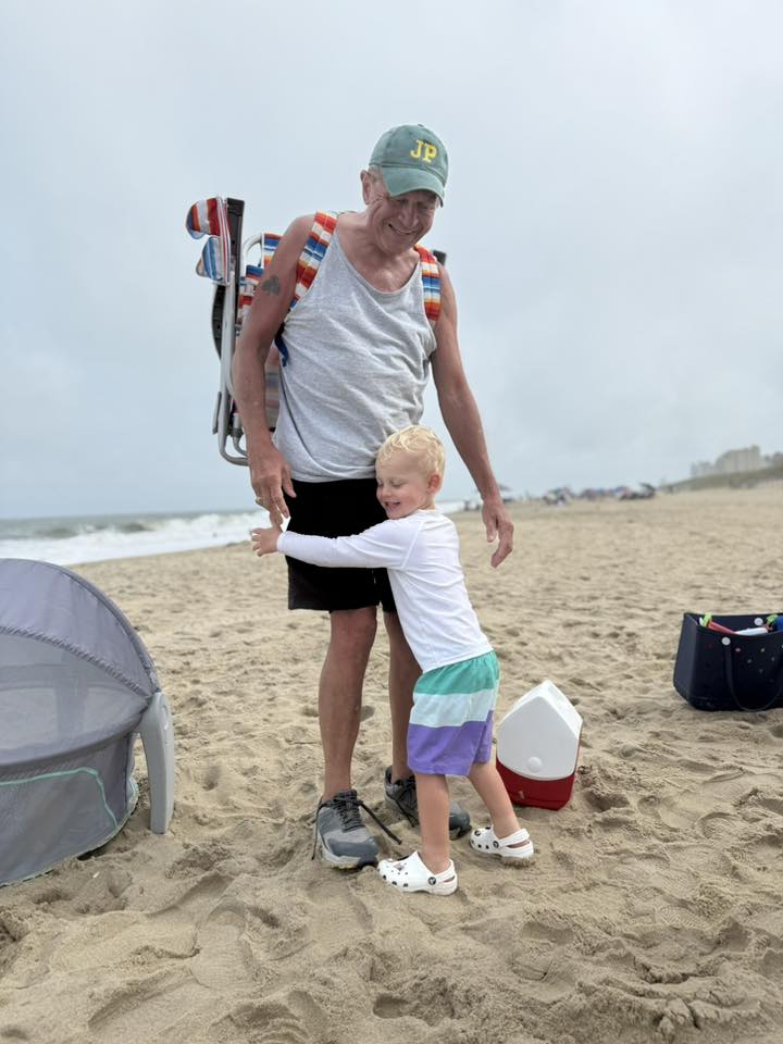 Photo Friday Megan Powers HanichakA boy happy to be at the beach with his pop!
