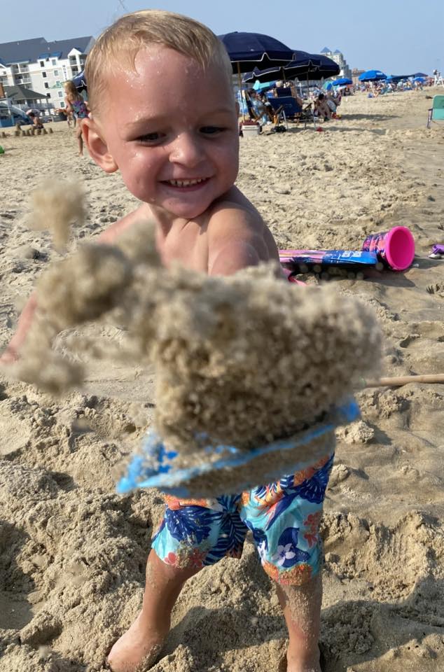 Photo friday Julia Klinger My nephew Carson always has the best time at the beach! 