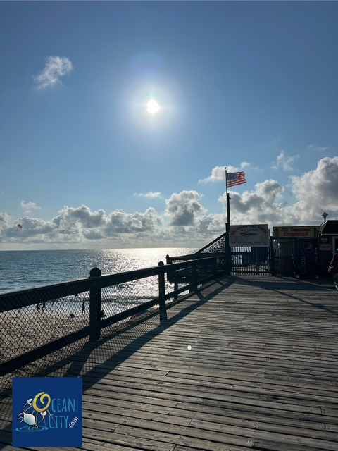 sunrise from the Ocean City fishing pier