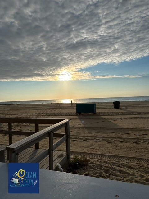 sunrise with clouds