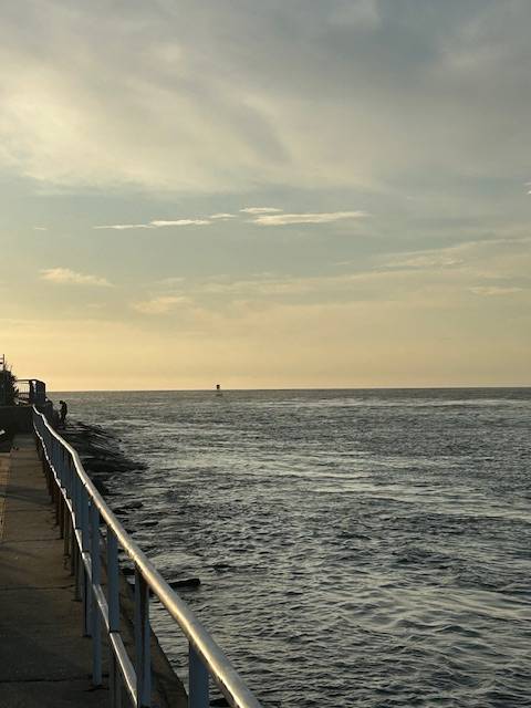 At the OC inlet