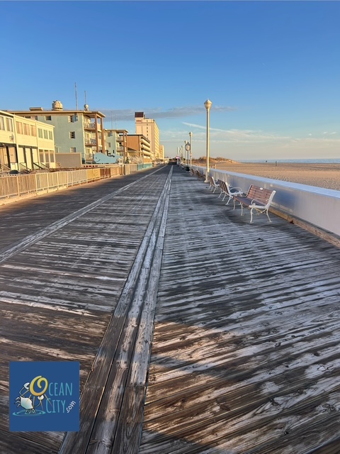 Frosted over OC boardwalk