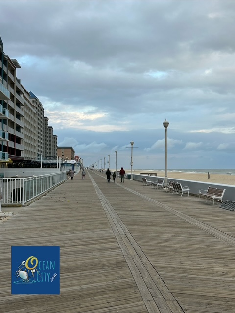 Boardwalk on a cold morning