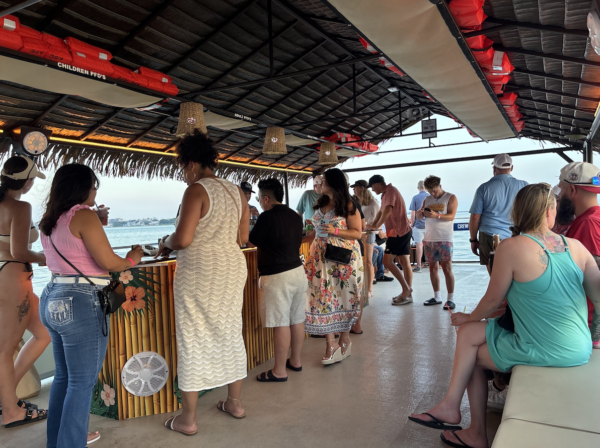 people enjoying Seacrets Cruise, Ocean City Md