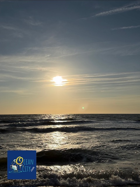 sunrise over beach