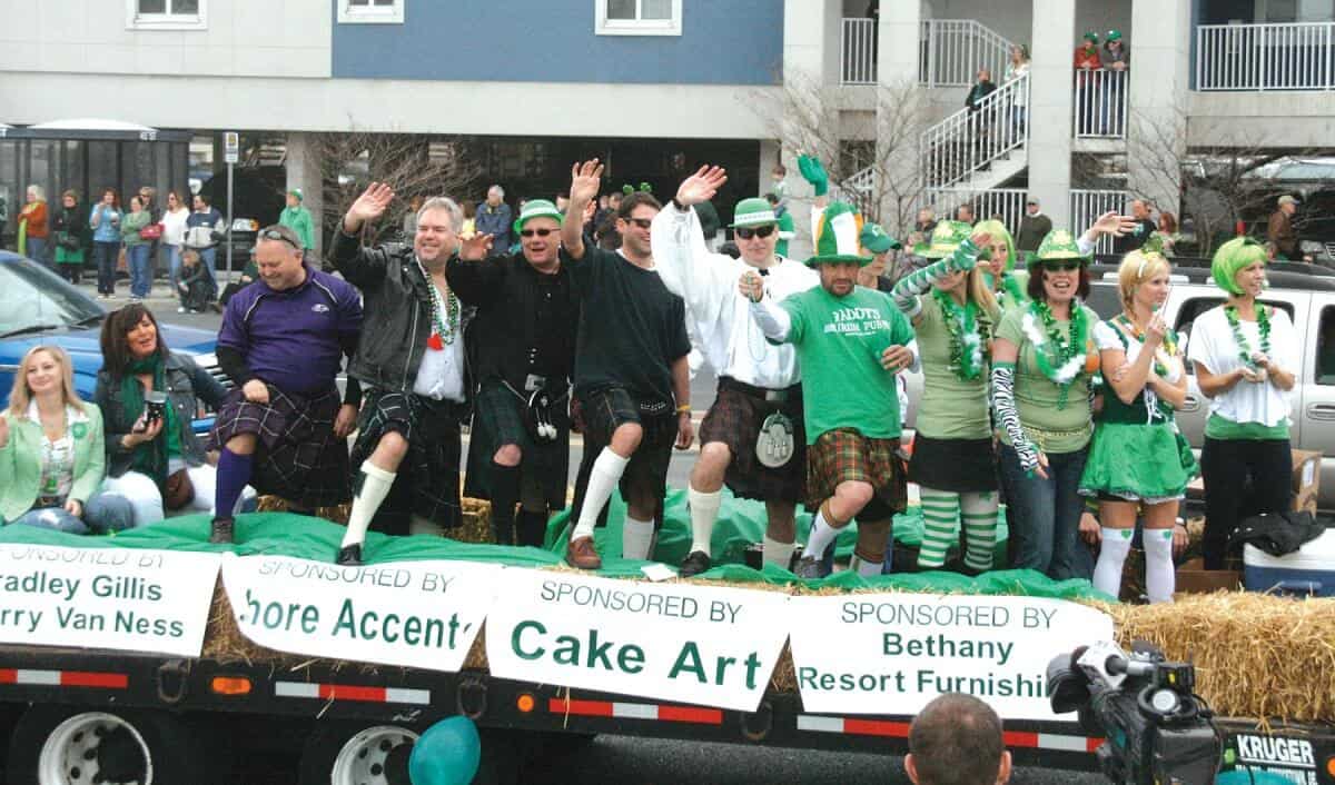 St. Patrick's Day in Ocean City, Maryland
