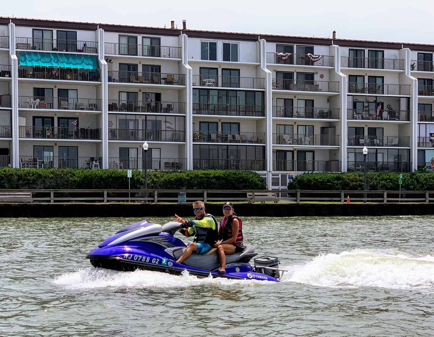 Jet-skiing <br>in Ocean City, MD