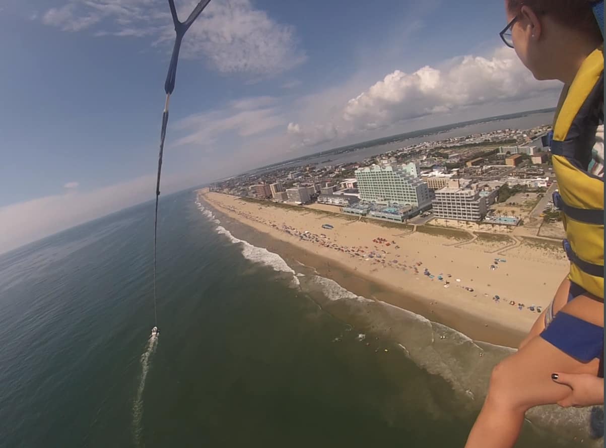Parasailing in Ocean City, Maryland